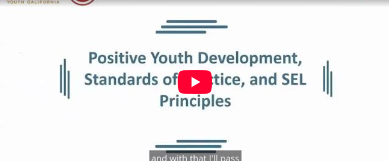 Frame from the Building Youth Capacity for PSE Leadership video