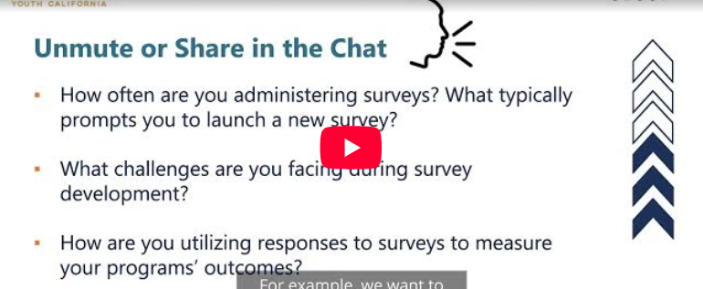 Frame from the Workshop Recap: Youth-Led Survey Development video